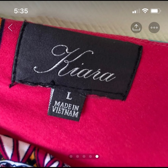 BNWT KIARA PAISLEY PRINTED knee length dress #M - Picture 5 of 5